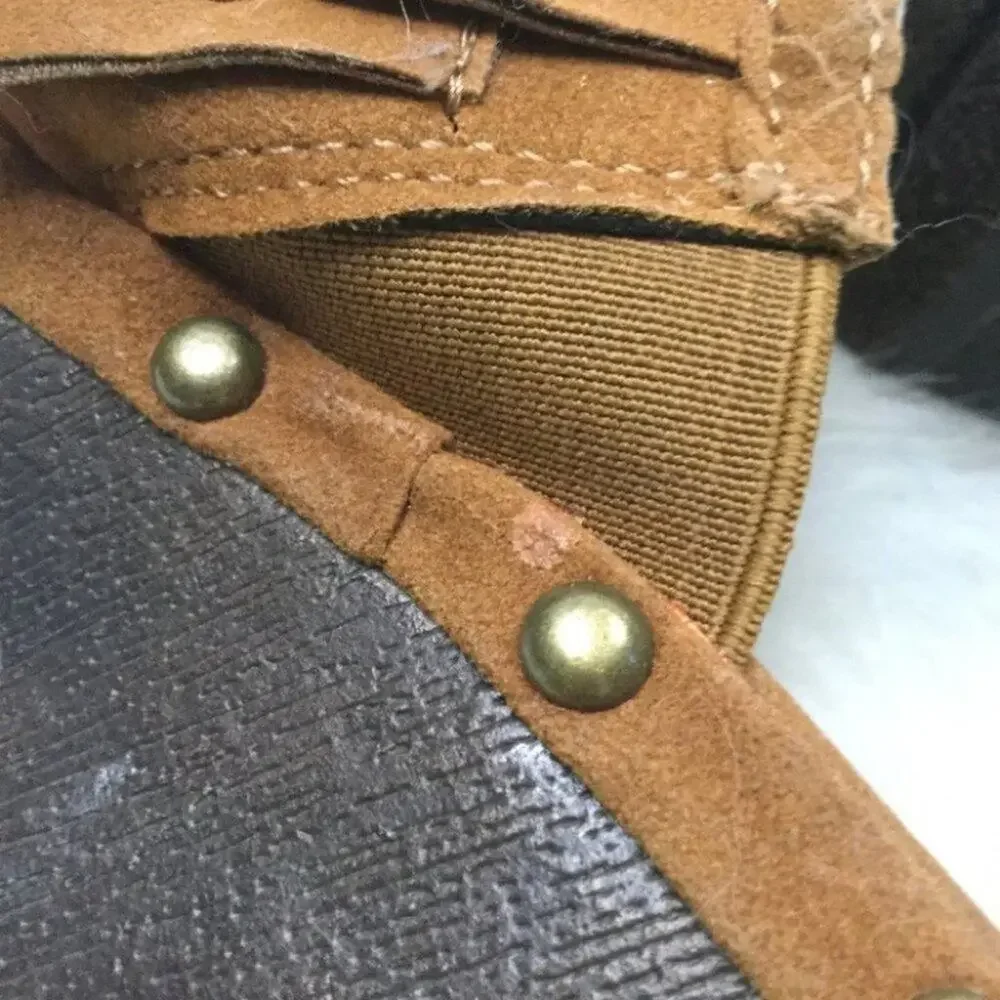 ROUTE 66 Casual Fringe Slip On Mules Brown Boho - Picture 13 of 13